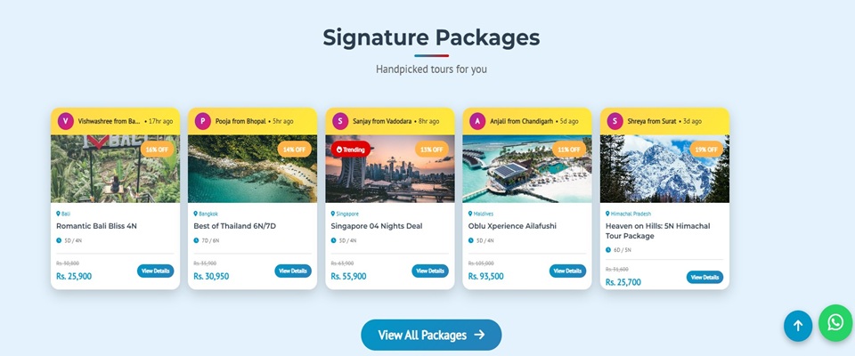 Travel Website Preview 2